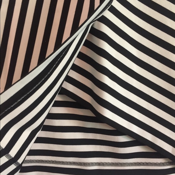 NWT! Express striped skirt with wrap front - Picture 2 of 6